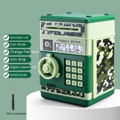 Creative Automatic Money Roll Password Coin Bank