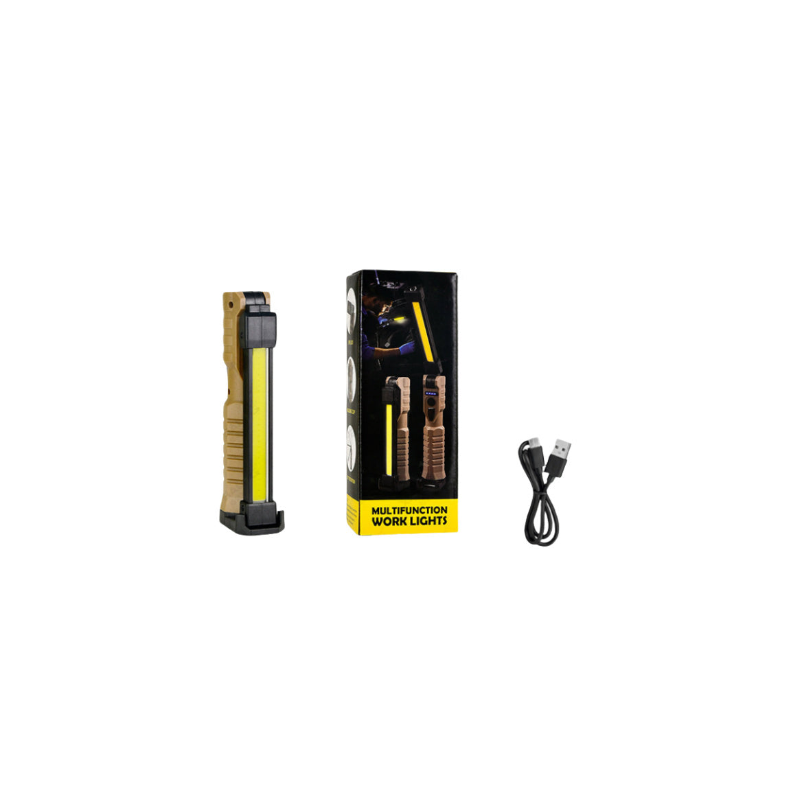 Rechargeable LED Work Light – White and Red Light Modes