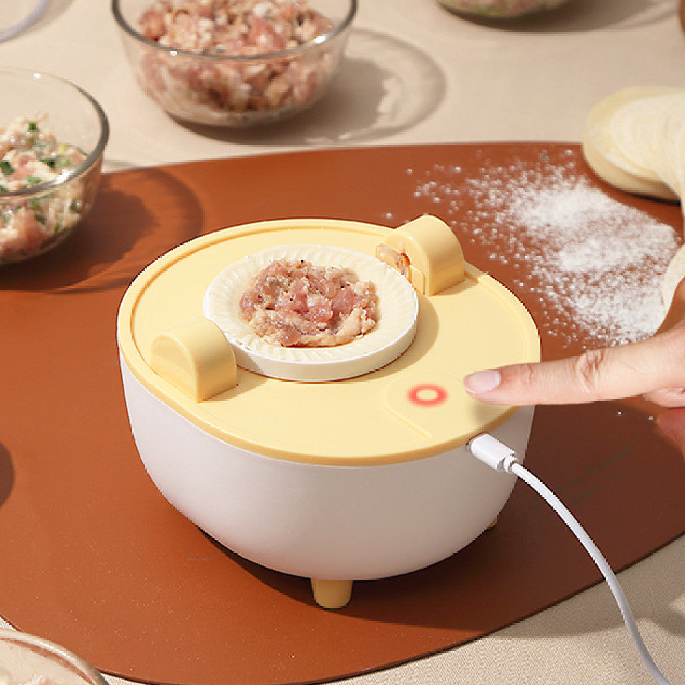 Automatic Dumpling Maker Machine – Electric Dumpling Press with 85mm Mold