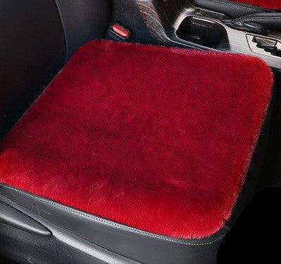 Winter Rabbit Plush Car Seat Cushion Single Piece Square