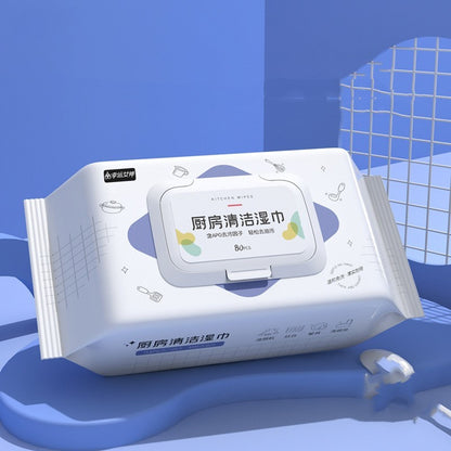 Kitchen Cleaning Disposable Oil-Removing Wipes
