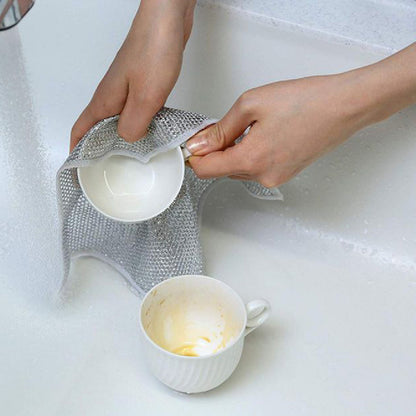 Ondaum Oil-Free Grid Cleaning Cloth for Kitchen and Dishwashing
