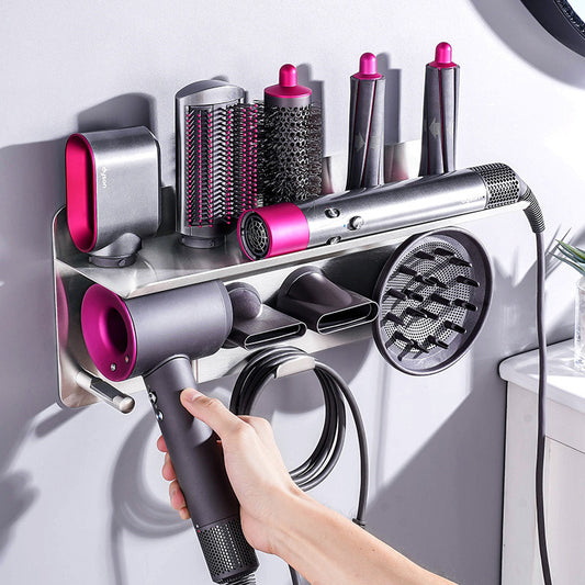 Hair Dryer Bracket Punch-free Storage Rack