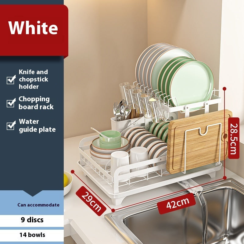 Foldable Kitchen Draining Countertop Dish Rack