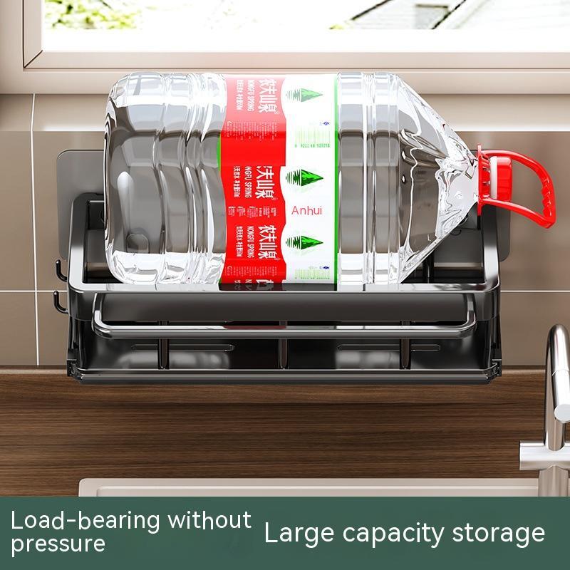 Kitchen Rag Dishcloth Sponge Water Edge Storage Drain Rack