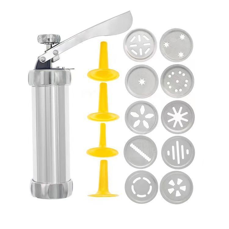 Stainless Steel Cookie Press & Icing Gun Set