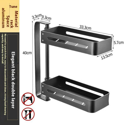Ondaum Kitchen Punch-free Multi-functional Storage Rack