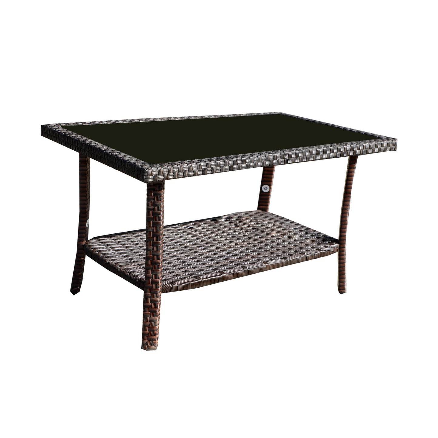 Four-Piece Sofa Set Table With Sofa Chair PE Rattan Outdoor Furniture