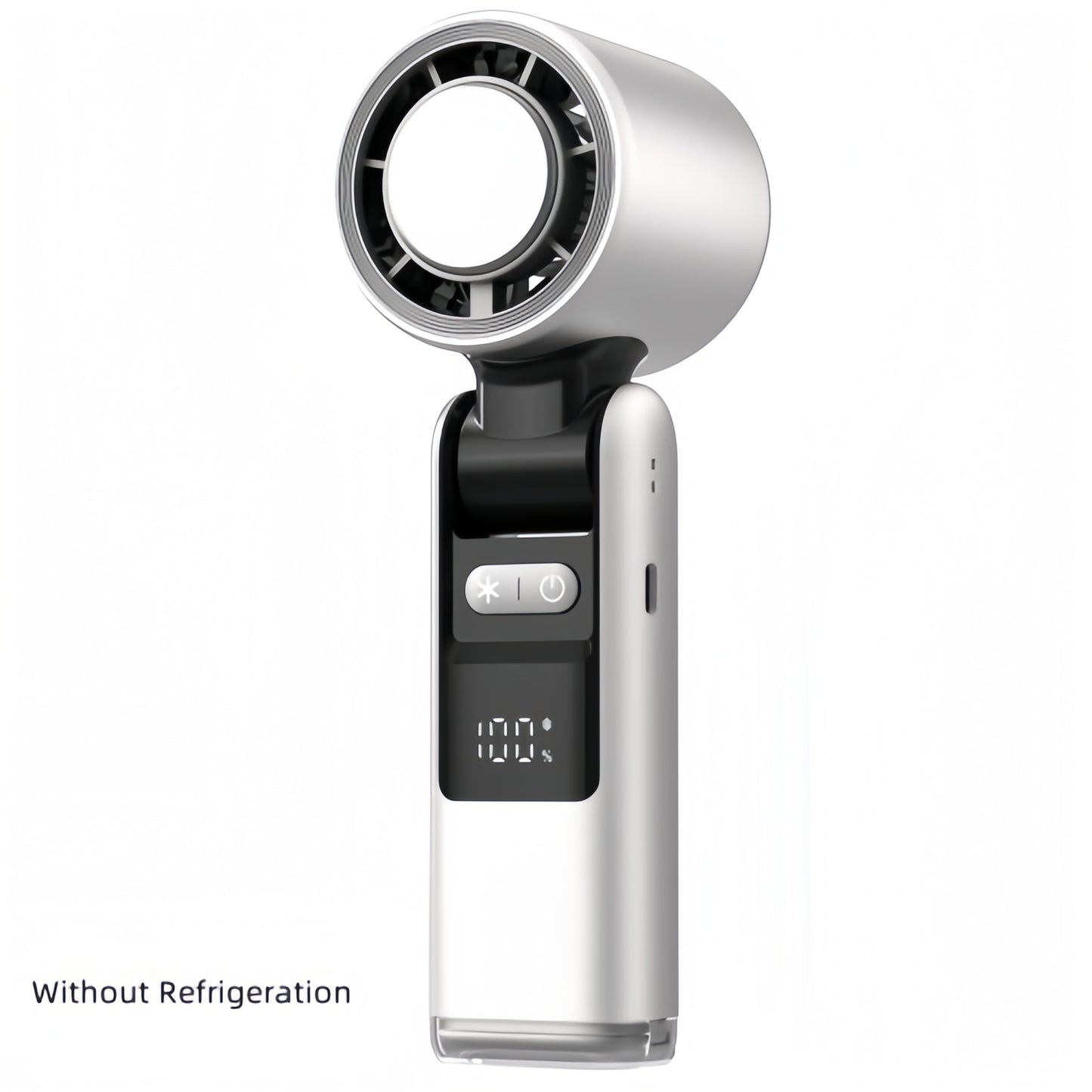 Turbo Chilled Ice Sensation Mini USB Fan with Digital Display