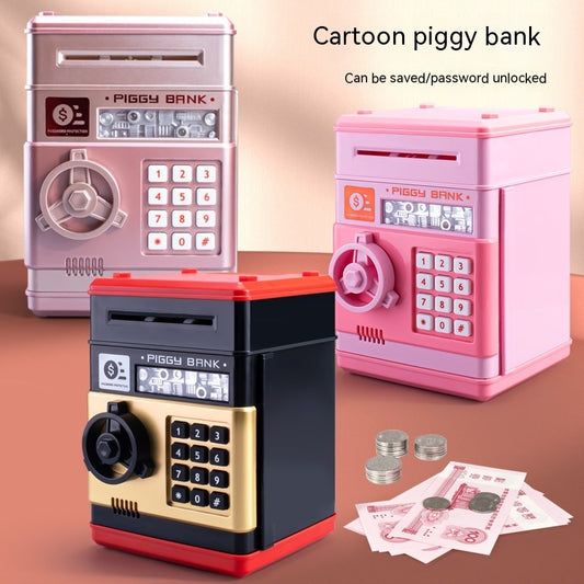 Creative Automatic Money Roll Password Coin Bank