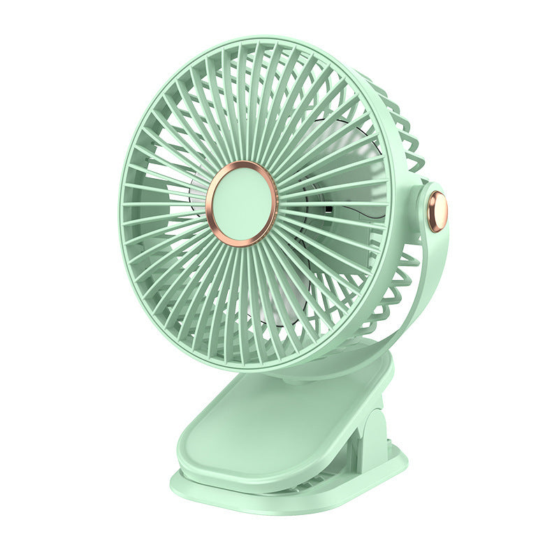 Clip Fan USB Lighting Desktop Household Fan Portable
