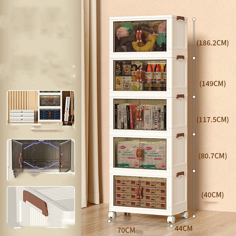 Ondaum Oversized Plastic Storage Box for Clothing and Household Organization