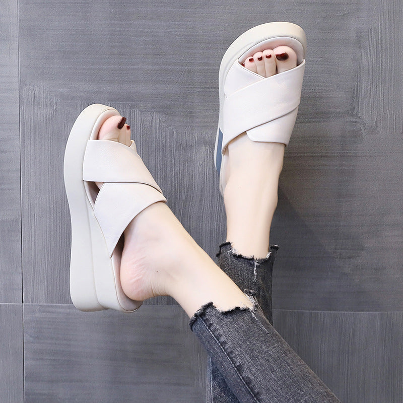 Open Toe Plus Size Women’s Outdoor Wedge Sandals