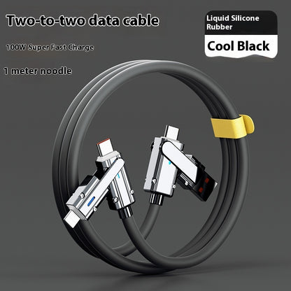 Mech Four-in-one Fast Charge Data Cable