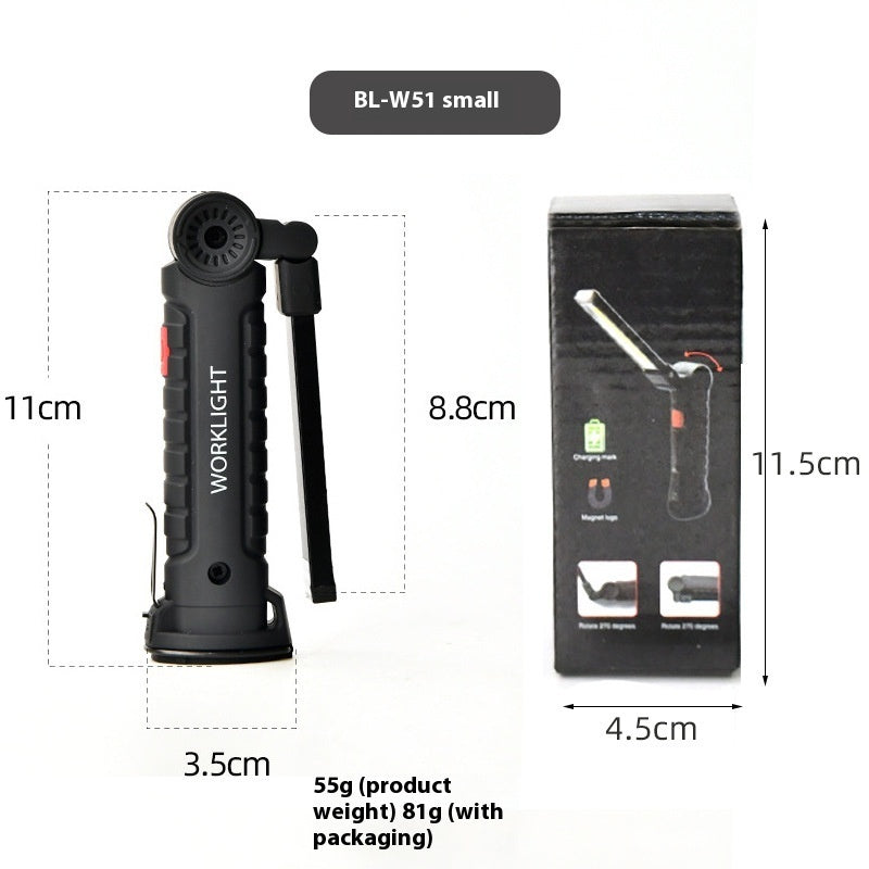 Rechargeable LED Work Light – White and Red Light Modes