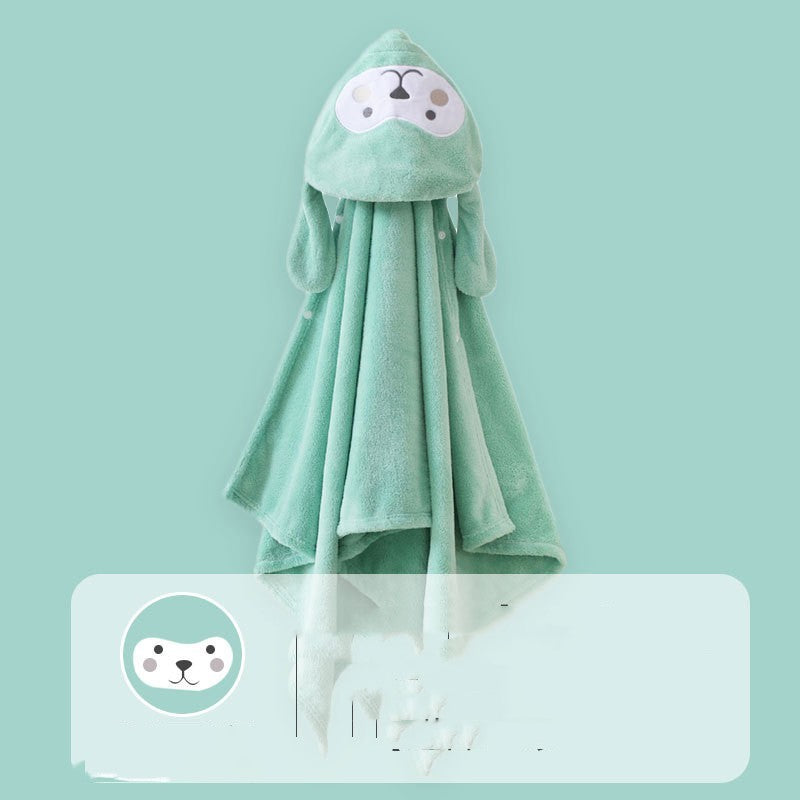 Children's Bath Towel Cape  Coral Velvet
