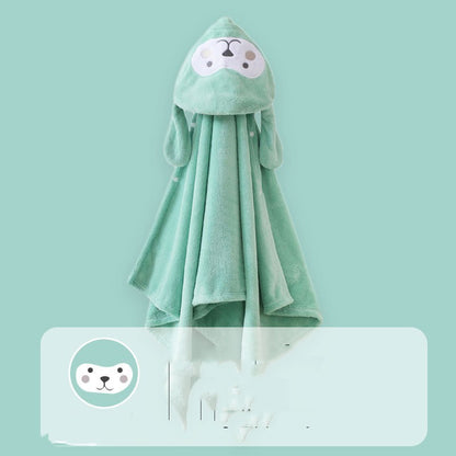 Children's Bath Towel Cape  Coral Velvet