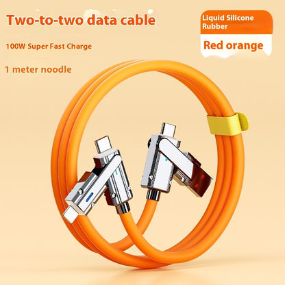 Mech Four-in-one Fast Charge Data Cable