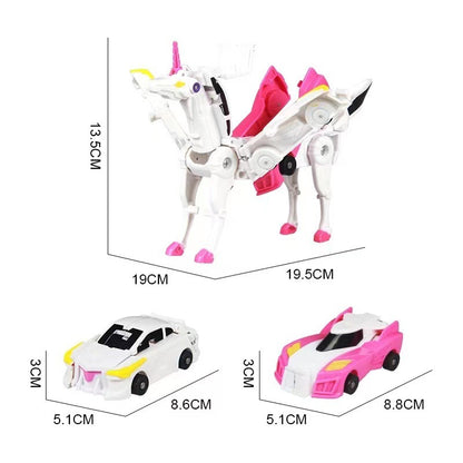 Tianyi Pegasus Transforming Toy Car – Inertia Powered