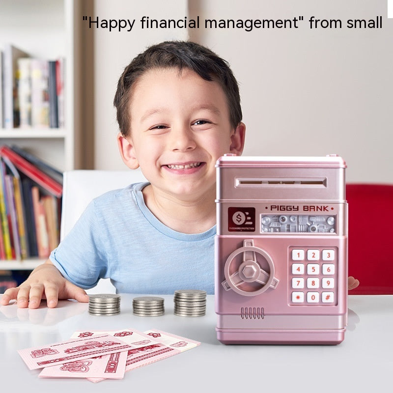 Creative Automatic Money Roll Password Coin Bank