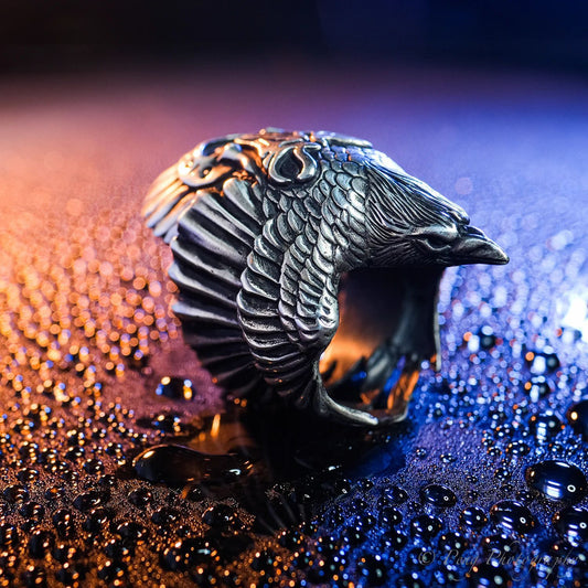 Fashion Personality Retro Eagle Ring Men